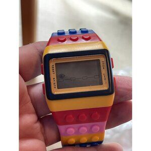 Retro style multi color  block watch Unbranded with digital‎ screen LEGO (read)